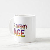 Stufe zwanzig kaffeetasse (Vorderseite Links)