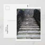 Stufen bei Taughannock Falls Postkarte (Vorne/Hinten)