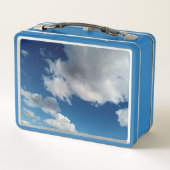 Stufen in den Wolken Metall Brotdose (Rückseite)