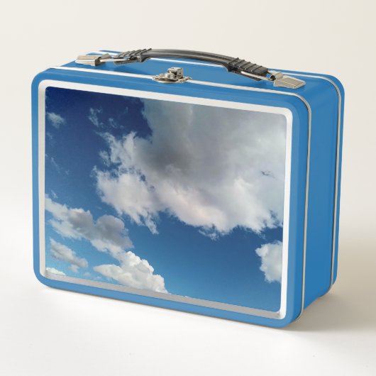 Stufen in den Wolken Metall Brotdose (Vorderseite)