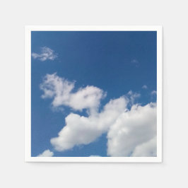 Stufen in der Wolke Serviette