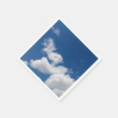 Stufen in der Wolke Serviette (Ecke)