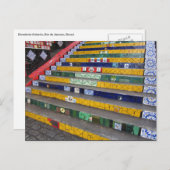 Stufen selarón rio postkarte (Vorne/Hinten)