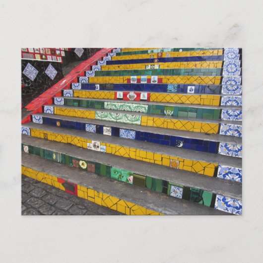 Stufen selarón rio postkarte (Vorderseite)