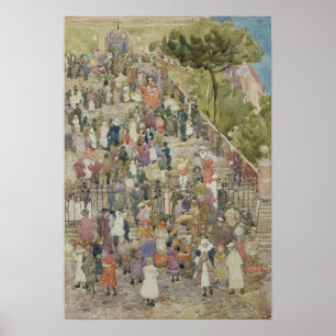 Stufen von Santa Maria Aracoeli, Rom Poster