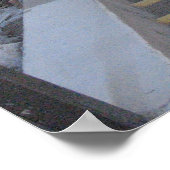 Stufen zum Strand Poster (Ecke)