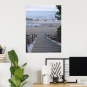 Stufen zum Strand Poster (Heimbüro)
