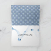 Stufenschwester Geburtstagsfeige auf Punkten Karte (Innenseite)