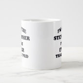 Stufenvater Jumbo-Tasse (Vorderseite)