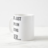Stuff Just Keeps On Getting Older Funny Quote Kaffeetasse (Vorderseite Links)
