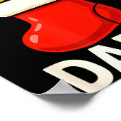 Stuff Me Daddy Christmas Stocking Naughty Christma Poster (Ecke)