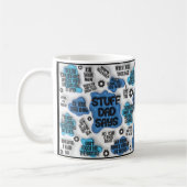 Stuff Vater sagt - Vatertag Geburtstagsgeschenk Kaffeetasse (Links)