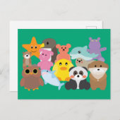 Stuffed Toys  Postkarte (Vorne/Hinten)