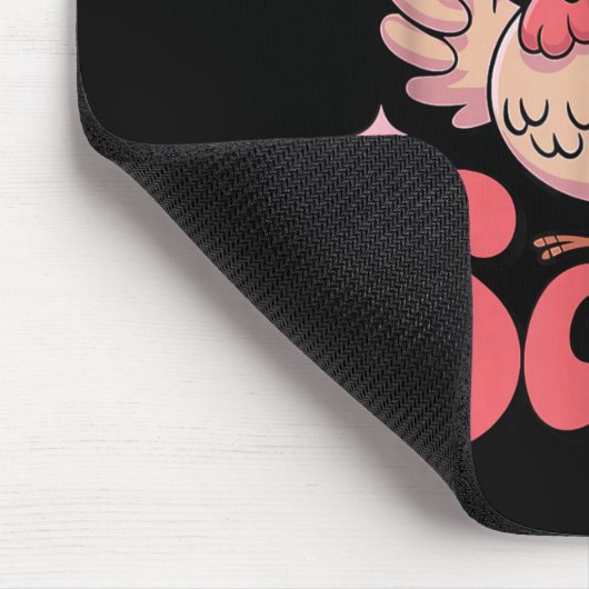 Stuffed With S Turkey Cute Nk Coquette Thanksgivin Mousepad (Ecke)