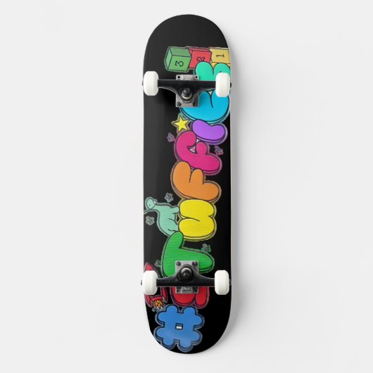 sTuFfiEs Skateboard (Vorderseite)
