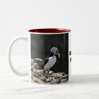 Stuffin Puffin-Tasse Zweifarbige Tasse