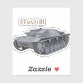 STuG III (Sturmgeschütz III) Aufkleber (Blatt)