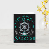 Stugots Belmar Nj Anchor erschüttertes sarkastisch Karte (Gelbe Blume)