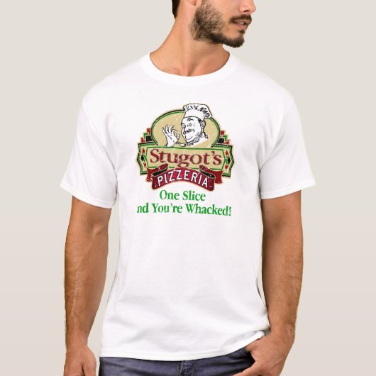 Stugots Pizzeria T-Shirt (Vorderseite)