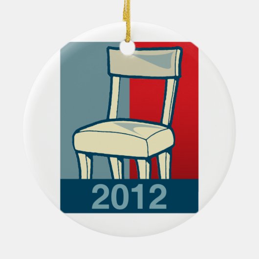 STUHL 2012 KERAMIKORNAMENT (Hinten)