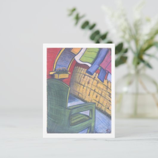 Stuhl 4-28:2 postkarte (Stehend Vorderseite)