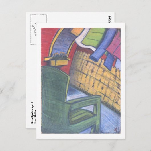 Stuhl 4-28:2 postkarte (Vorne/Hinten)