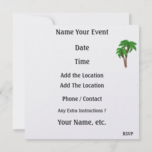 Stuhl aufziehen - SRF Einladung (Rückseite)