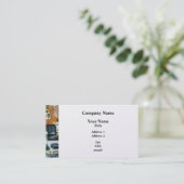 Stuhl des Friseursalon-einer - Platin-Ende Visitenkarte (Stehend Vorderseite)