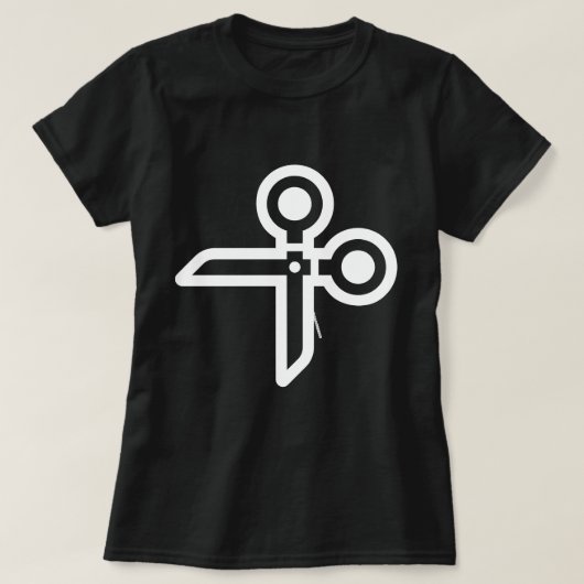 STUHL-GRUPPEN-Scheren T-Shirt (Design vorne)