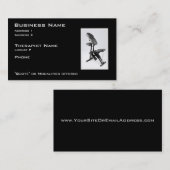 Stuhl-Massage-Therapeut Visitenkarte (Vorne/Hinten)