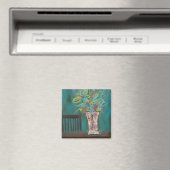 Stuhl mit ausdrucksvoller Bouquet Original Art Magnet (In Situ (Geschirrspüler))