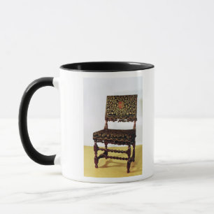 Stuhl mit gewundenen Bahren, Ende des 17. Tasse
