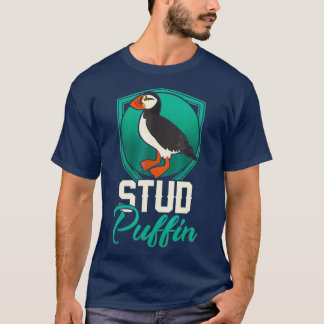 Stuhl Puffin Seabird Animal Lover Geschenk T-Shirt
