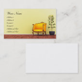 Stuhl Visitenkarte (Vorne/Hinten)