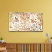 Stuhldecke, Damast, Ende des 16. Jahrhunderts Leinwanddruck (Insitu (Wohnzimmer))