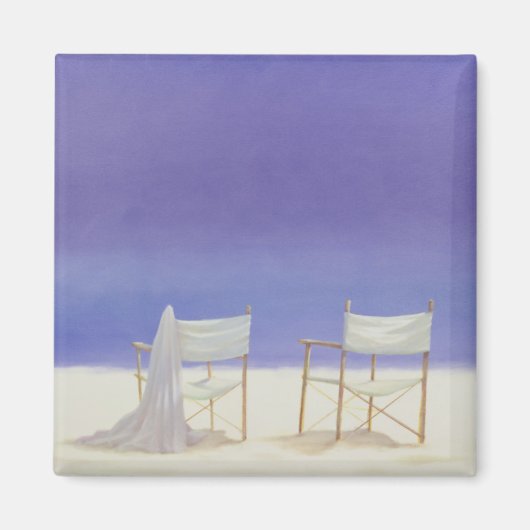 Stühle am Strand 1995 Magnet (Vorne)