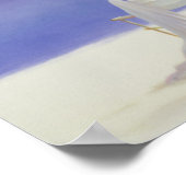 Stühle am Strand 1995 Poster (Ecke)