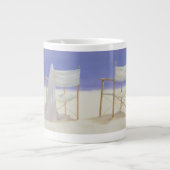 Stühle auf dem Strand 1995 Jumbo-Tasse (Vorderseite)