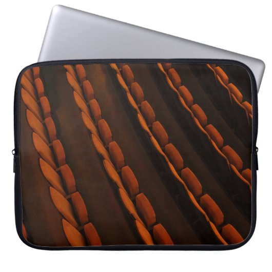 Stühle aus Gelb Laptopschutzhülle (Vorderseite)