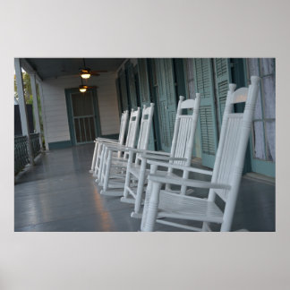 Stühle aus Südweiß Poster