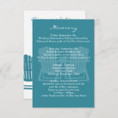 Stühle für Hochzeiten Einladung (Vorne/Hinten)