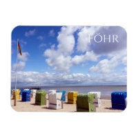 Stühle, Strand, Föhr Island, Nordfriesland Po