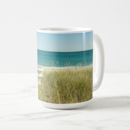 Stühle von Adirondack in den Dünen Kaffeetasse (VorderseiteRechts)