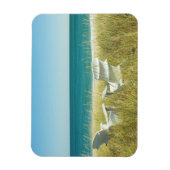 Stühle von Adirondack in den Dünen Magnet (Vertikal)