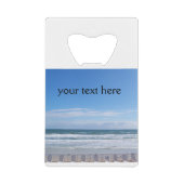 Stühle warten auf Sie Geldbeutel Flaschenöffner (Vorderseite)