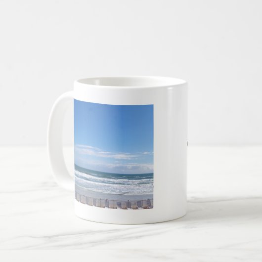 Stühle warten auf Sie Kaffeetasse (Vorderseite Links)