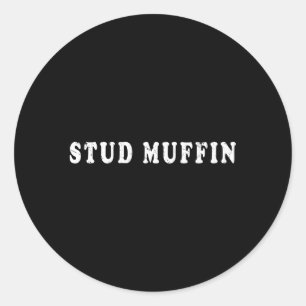 Stuhlmuffin für Freunde oder Ehemann Runder Aufkleber