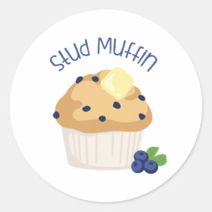 Stuhlmuffin Runder Aufkleber
