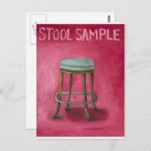 Stuhlprobe Postkarte (Vorne/Hinten)