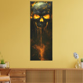 Stuhlschädel Leinwanddruck (Insitu (Wohnzimmer))